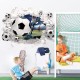 Sticker decorativ cu Fotbal, 70 cm, 1129STK Sticker decorativ cu Fotbal, 70 cm, 1129STK