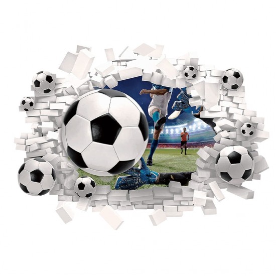 Sticker decorativ cu Fotbal, 70 cm, 1129STK Sticker decorativ cu Fotbal, 70 cm, 1129STK