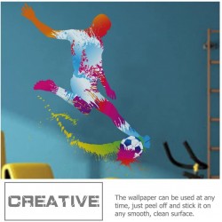 Sticker decorativ cu Fotbal, 80 cm, 1128STK Sticker decorativ cu Fotbal, 80 cm, 1128STK