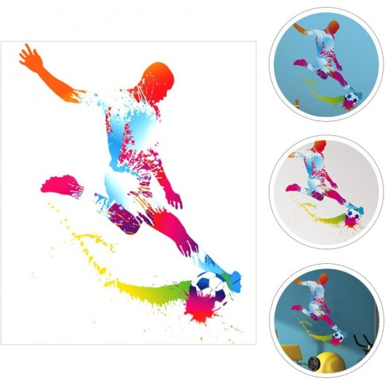 Sticker decorativ cu Fotbal, 80 cm, 1128STK Sticker decorativ cu Fotbal, 80 cm, 1128STK