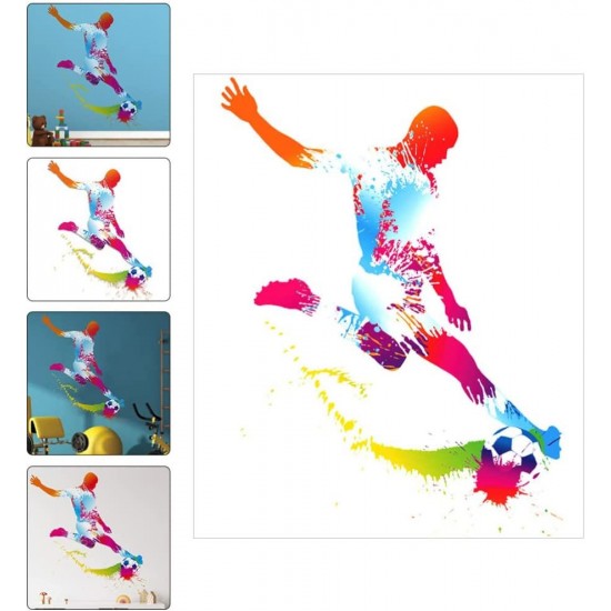 Sticker decorativ cu Fotbal, 80 cm, 1128STK Sticker decorativ cu Fotbal, 80 cm, 1128STK