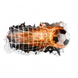 Sticker decorativ cu Fotbal, 85 cm, 1125STK