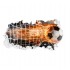 Sticker decorativ cu Fotbal, 85 cm, 1125STK