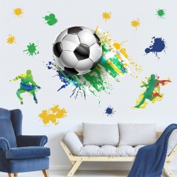 Sticker decorativ cu Fotbal, 90 cm, 1123STK Sticker decorativ cu Fotbal, 90 cm, 1123STK