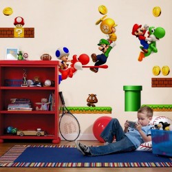 Sticker decorativ cu Mario, 100 cm, 1104STK Sticker decorativ cu Mario, 100 cm, 1104STK