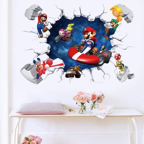 Sticker decorativ cu Mario, 60 cm, 1106STK Sticker decorativ cu Mario, 60 cm, 1106STK