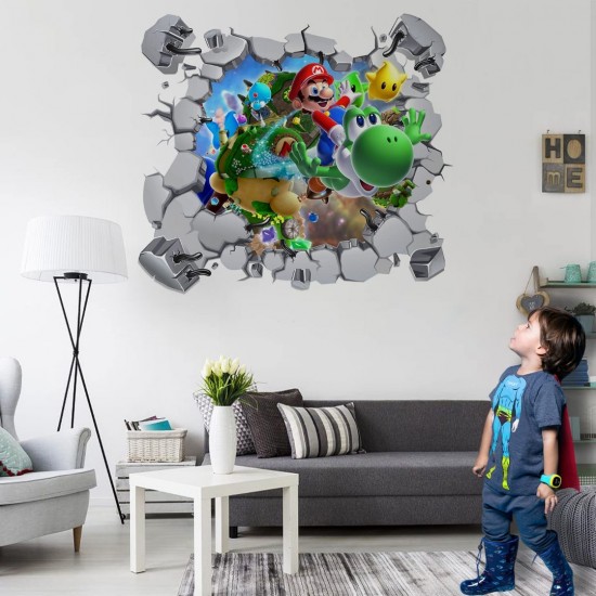 Sticker decorativ cu Mario, 60 cm, 1110STK Sticker decorativ cu Mario, 60 cm, 1110STK