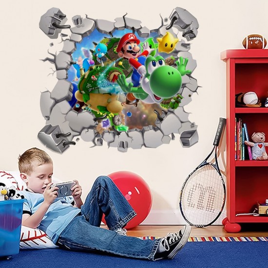 Sticker decorativ cu Mario, 60 cm, 1110STK Sticker decorativ cu Mario, 60 cm, 1110STK