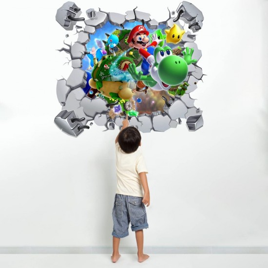 Sticker decorativ cu Mario, 60 cm, 1110STK Sticker decorativ cu Mario, 60 cm, 1110STK