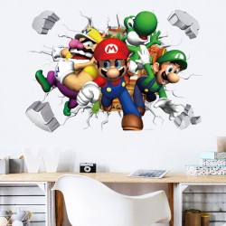 Sticker decorativ cu Mario, 70 cm, 1107STK Sticker decorativ cu Mario, 70 cm, 1107STK