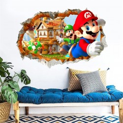 Sticker decorativ cu Mario, 80 cm, 1117STK Sticker decorativ cu Mario, 80 cm, 1117STK