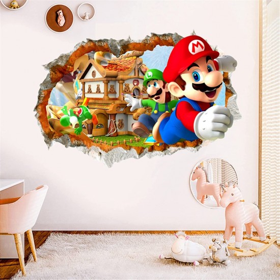 Sticker decorativ cu Mario, 80 cm, 1117STK Sticker decorativ cu Mario, 80 cm, 1117STK