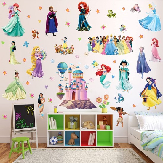 Sticker decorativ cu Printese, 70 cm, 1114STK Sticker decorativ cu Printese, 70 cm, 1114STK