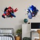 Sticker decorativ cu Sonic si Spiderman, 70 cm, 1116STK Sticker decorativ cu Sonic si Spiderman, 70 cm, 1116STK