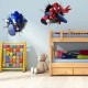 Sticker decorativ cu Sonic si Spiderman, 70 cm, 1116STK Sticker decorativ cu Sonic si Spiderman, 70 cm, 1116STK