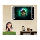 Sticker decorativ, fereastra 3D, Dragon Ball, 85 cm, 1023STK Sticker decorativ, fereastra 3D, Dragon Ball, 85 cm, 1023STK