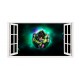 Sticker decorativ, fereastra 3D, Dragon Ball, 85 cm, 1023STK Sticker decorativ, fereastra 3D, Dragon Ball, 85 cm, 1023STK