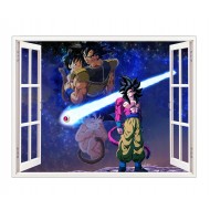Sticker decorativ, fereastra 3D, Dragon Ball, 85 cm, 1025STK Sticker decorativ, fereastra 3D, Dragon Ball, 85 cm, 1025STK