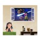 Sticker decorativ, fereastra 3D, Dragon Ball, 85 cm, 1025STK Sticker decorativ, fereastra 3D, Dragon Ball, 85 cm, 1025STK