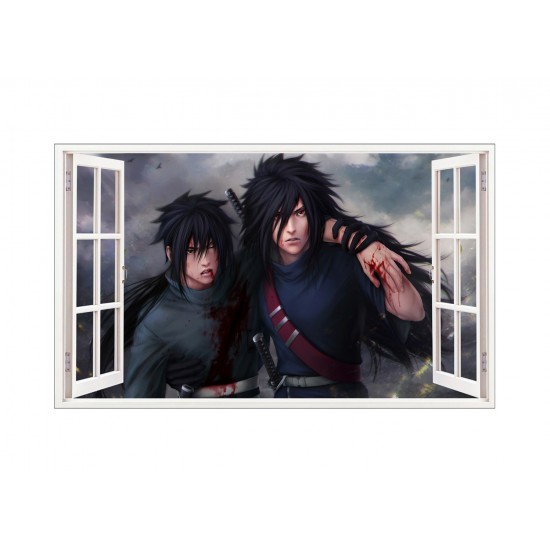 Sticker decorativ, fereastra 3D, Naruto, 85 cm, 1028STK Sticker decorativ, fereastra 3D, Naruto, 85 cm, 1028STK