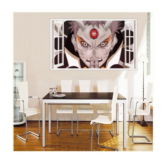 Sticker decorativ, fereastra 3D, Naruto, 85 cm, 1053STK Sticker decorativ, fereastra 3D, Naruto, 85 cm, 1053STK