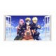 Sticker decorativ, fereastra 3D, Naruto, 85 cm, 1054TK Sticker decorativ, fereastra 3D, Naruto, 85 cm, 1054TK