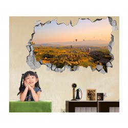 Sticker decorativ, gaura in perete 3D, Baloane, 85 cm, 173STK-1 Sticker decorativ, gaura in perete 3D, Baloane, 85 cm, 173STK-1