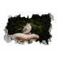 Sticker decorativ, gaura in perete 3D, Bird, 85 cm, 184STK-1 Sticker decorativ, gaura in perete 3D, Bird, 85 cm, 184STK-1