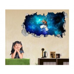 Sticker decorativ, gaura in perete 3D, Dragon Ball, 85 cm, 1022STK-2 Sticker decorativ, gaura in perete 3D, Dragon Ball, 85 cm, 1022STK-2