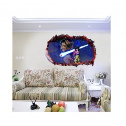 Sticker decorativ, gaura in perete 3D, Dragon Ball, 85 cm, 1025STK-1 Sticker decorativ, gaura in perete 3D, Dragon Ball, 85 cm, 1025STK-1