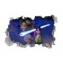 Sticker decorativ, gaura in perete 3D,  Dragon Ball, 85 cm, 1025STK-2