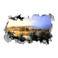 Sticker decorativ, gaura in perete 3D, Fauna, 85 cm, 161STK-2 Sticker decorativ, gaura in perete 3D, Fauna, 85 cm, 161STK-2