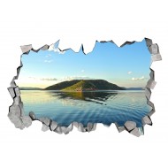 Sticker decorativ, gaura in perete 3D, Insula, 85 cm, 177STK-1 Sticker decorativ, gaura in perete 3D, Insula, 85 cm, 177STK-1
