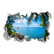 Sticker decorativ, gaura in perete 3D, Mare, 85 cm, 181STK-1 Sticker decorativ, gaura in perete 3D, Mare, 85 cm, 181STK-1