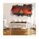 Sticker decorativ, gaura in perete 3D, Munte, 85 cm, 188STK-1 Sticker decorativ, gaura in perete 3D, Munte, 85 cm, 188STK-1