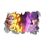 Sticker decorativ, gaura in perete 3D, Naruto, 85 cm, 1020STK Sticker decorativ, gaura in perete 3D, Naruto, 85 cm, 1020STK