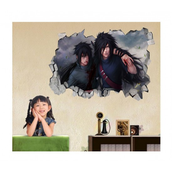 Sticker decorativ, gaura in perete 3D, Naruto, 85 cm, 1028STK-2 Sticker decorativ, gaura in perete 3D, Naruto, 85 cm, 1028STK-2