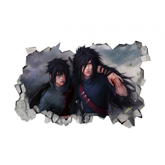 Sticker decorativ, gaura in perete 3D, Naruto, 85 cm, 1028STK-2 Sticker decorativ, gaura in perete 3D, Naruto, 85 cm, 1028STK-2