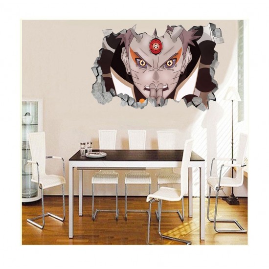 Sticker decorativ, gaura in perete 3D, Naruto, 85 cm, 1053STK-2 Sticker decorativ, gaura in perete 3D, Naruto, 85 cm, 1053STK-2
