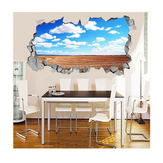 Sticker decorativ, gaura in perete 3D, Nor, 85 cm, 186STK-1 Sticker decorativ, gaura in perete 3D, Nor, 85 cm, 186STK-1