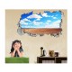 Sticker decorativ, gaura in perete 3D, Nor, 85 cm, 186STK-1 Sticker decorativ, gaura in perete 3D, Nor, 85 cm, 186STK-1