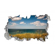 Sticker decorativ, gaura in perete 3D, Ocean, 85 cm, 163STK-2 Sticker decorativ, gaura in perete 3D, Ocean, 85 cm, 163STK-2