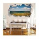 Sticker decorativ, gaura in perete 3D, Ocean, 85 cm, 163STK-2 Sticker decorativ, gaura in perete 3D, Ocean, 85 cm, 163STK-2