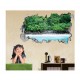 Sticker decorativ, gaura in perete 3D, Padure, 85 cm, 182STK-1 Sticker decorativ, gaura in perete 3D, Padure, 85 cm, 182STK-1