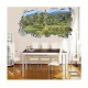 Sticker decorativ, gaura in perete 3D, Palmieri, 85 cm, 185STK-1 Sticker decorativ, gaura in perete 3D, Palmieri, 85 cm, 185STK-1