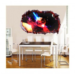 Sticker decorativ, gaura in perete 3D, Planeta, 85 cm, 1033STK-1 Sticker decorativ, gaura in perete 3D, Planeta, 85 cm, 1033STK-1