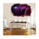 Sticker decorativ, gaura in perete 3D, Planeta, 85 cm, 1035STK-1 Sticker decorativ, gaura in perete 3D, Planeta, 85 cm, 1035STK-1