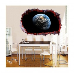 Sticker decorativ, gaura in perete 3D, Planeta, 85 cm, 1036STK-1 Sticker decorativ, gaura in perete 3D, Planeta, 85 cm, 1036STK-1