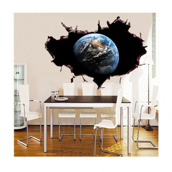 Sticker decorativ, gaura in perete 3D, Planeta, 85 cm, 1036STK-2 Sticker decorativ, gaura in perete 3D, Planeta, 85 cm, 1036STK-2