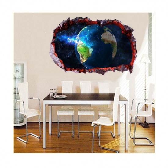 Sticker decorativ, gaura in perete 3D, Planeta, 85 cm, 1040STK-1 Sticker decorativ, gaura in perete 3D, Planeta, 85 cm, 1040STK-1
